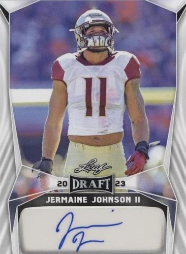 2023 Leaf Draft Jermaine Johnson II #BA-JJ4