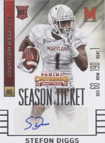 2015 Panini Contenders Draft Picks Stefon Diggs #143