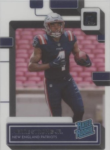 2022 Panini Clearly Donruss Pierre Strong Jr. #91