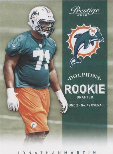 2012 Playoff Prestige Jonathan Martin #228