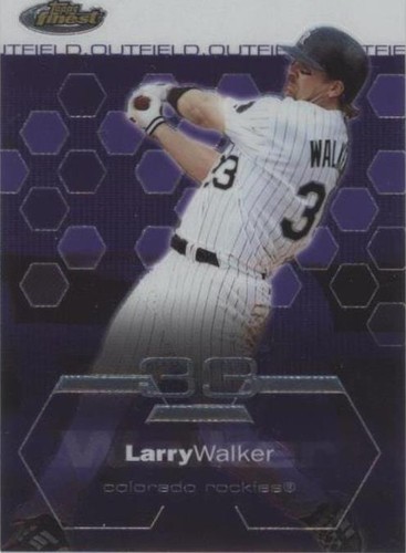 2003 Topps Finest - Larry Walker #80