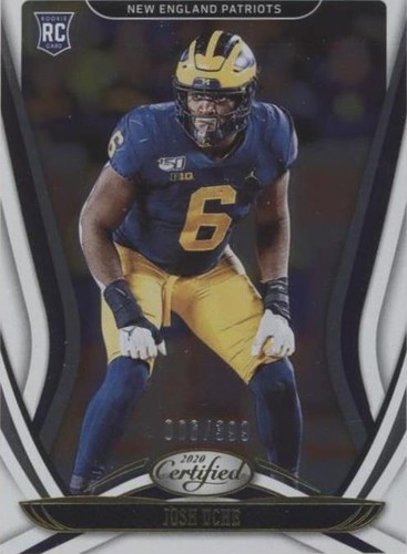 2020 Panini Certified Josh Uche #169