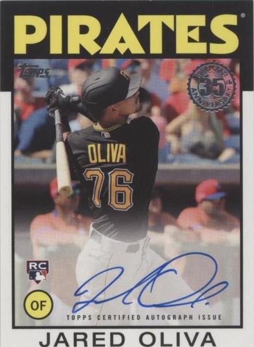 2021 Topps Update Series - Jared Oliva #86B-JOL