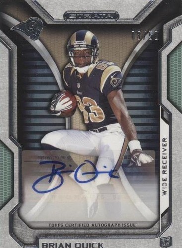 2012 Topps Strata Brian Quick #RA-BQ