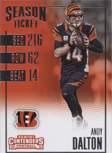 2016 Panini Contenders Andy Dalton #80