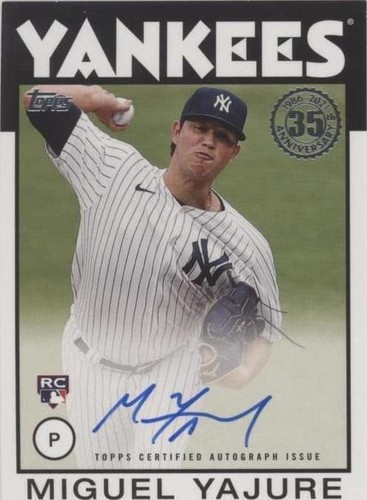 2021 Topps Update Series - Miguel Yajure #86B-MY