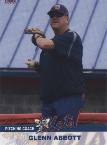 2012 Choice Binghamton Mets - Glenn Abbott #27