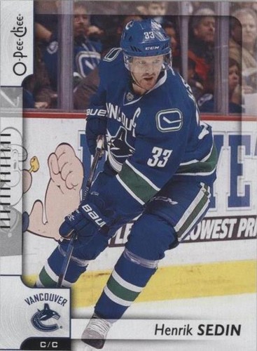 2017-18 O-Pee-Chee - Henrik Sedin #102