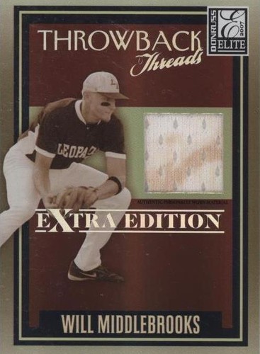 2007 Donruss Elite Extra Edition - Will Middlebrooks #TT-WM