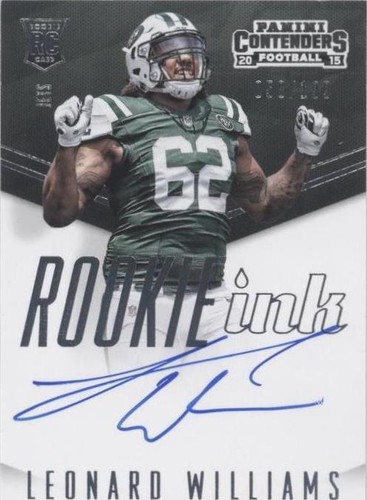 2015 Panini Contenders Leonard Williams #INK-LW