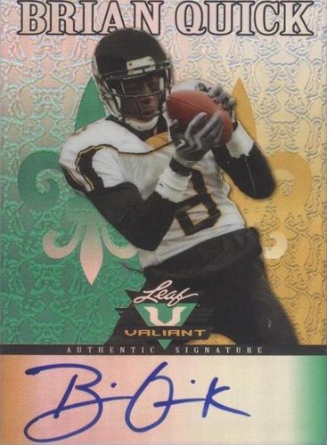2012 Leaf Valiant Brian Quick #BQ1