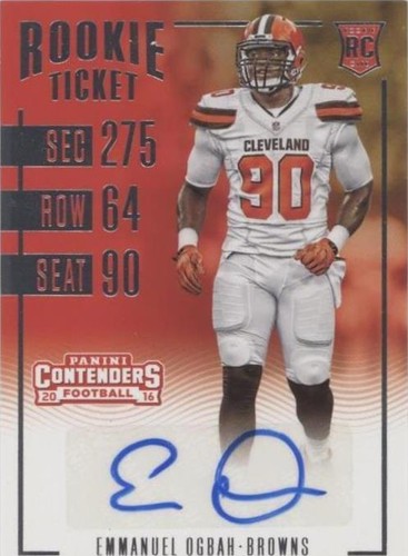 2016 Panini Contenders Emmanuel Ogbah #189