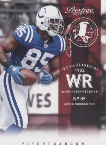 2012 Playoff Prestige Pierre Garcon #85