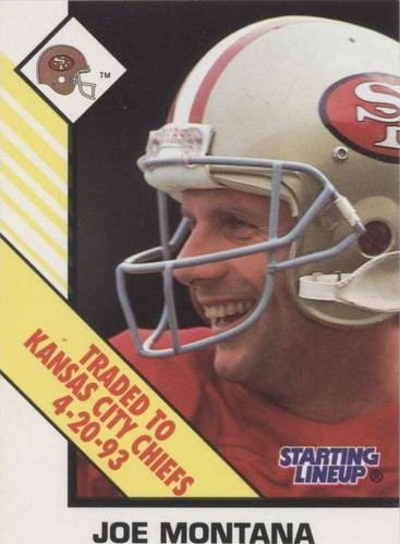 1993 Kenner Starting Lineup Joe Montana #16