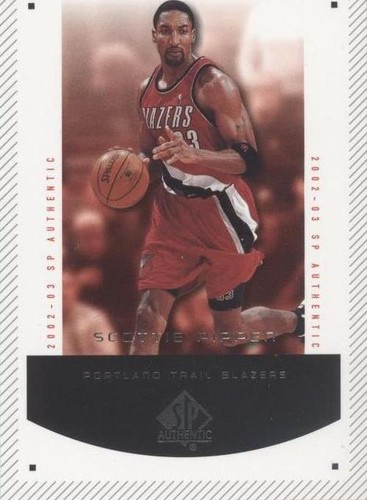2002-03 SP Authentic - Scottie Pippen #75