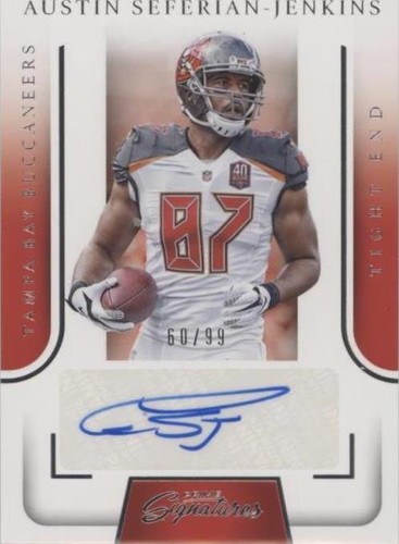 2016 Panini Prime Signatures Austin Seferian-Jenkins #PS-SJ