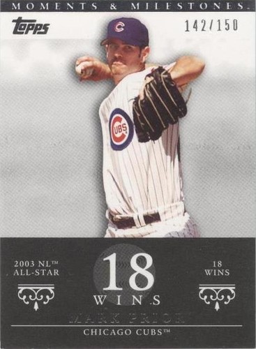 2007 Topps Moments & Milestones - Mark Prior #130-18