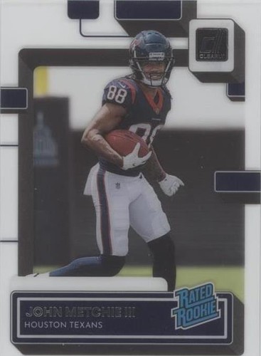 2022 Panini Clearly Donruss John Metchie III #67