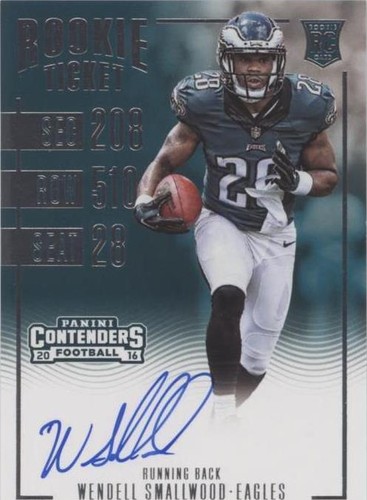 2016 Panini Contenders Wendell Smallwood #319