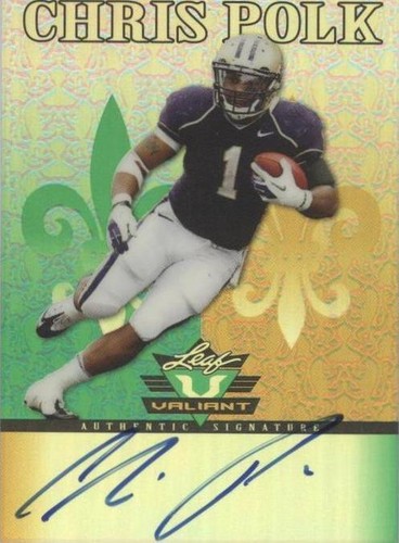 2012 Leaf Valiant Chris Polk #CP1