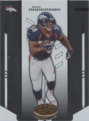 2004 Leaf Certified Materials Mike Anderson #37