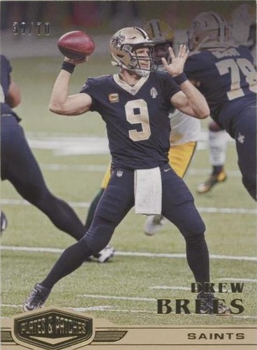 2020 Panini Plates & Patches Drew Brees #34