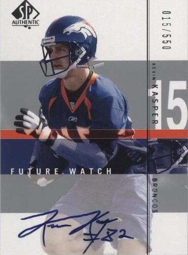 2001 SP Authentic Kevin Kasper #140