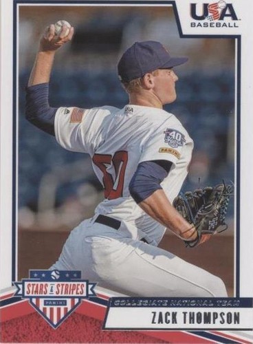 2019 Panini USA Baseball Stars & Stripes - Zack Thompson #90