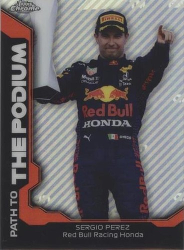 2021 Topps Chrome F1 Sergio Perez 限定99 2021 Topps Chrome Sergio Perez Car Refractor Red Bull #99