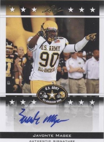2012 Leaf U.S. Army All-American Bowl Javonte Magee #BA-JM1