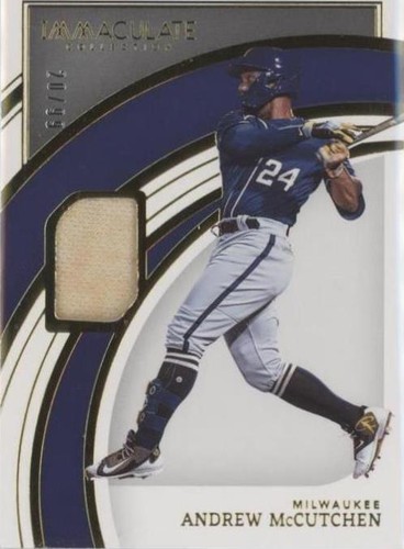 2022 Panini Immaculate Collection - Andrew McCutchen #53
