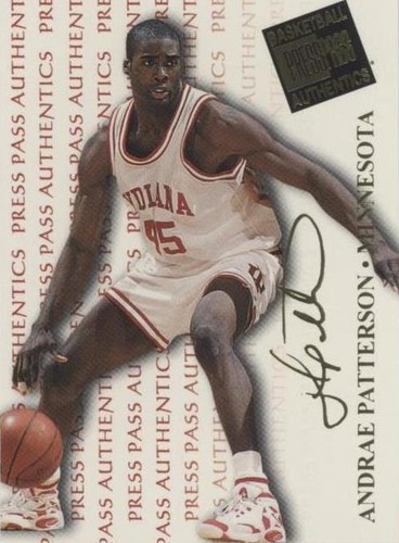 1998 Press Pass Authentics - Andrae Patterson #30