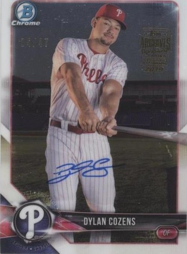 2019 Topps Archives Signature Series Active Player Edition Buybacks - Dylan Cozens #18BC-BCP63