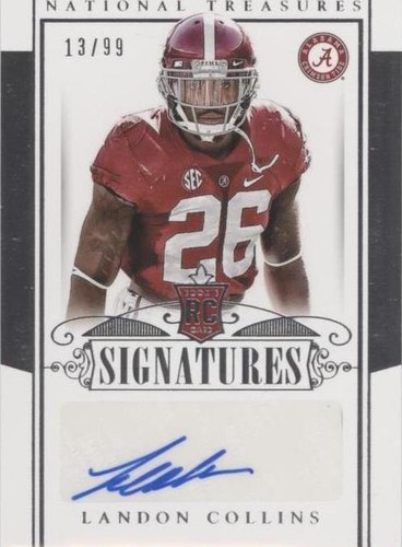 2015 Panini National Treasures College Landon Collins #264