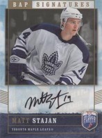 2006-07 Upper Deck Be a Player - Matt Stajan #SJ