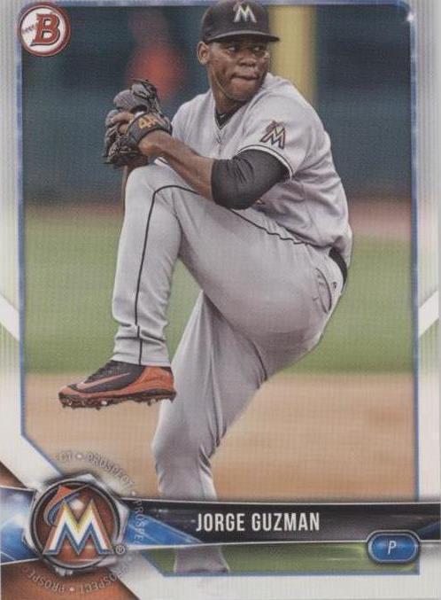 2018 Bowman Draft - Jorge Guzman #BD-66