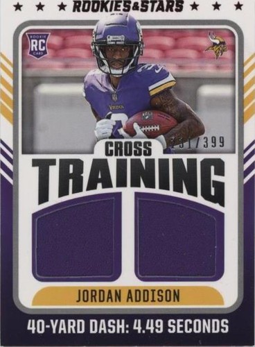 その他 2023 Black White Night Jordan Addison Jordan Addison 2023 Prizm #368 Black & White Checker /(SSP