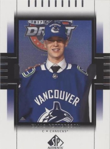 2018-19 SP Authentic - Elias Pettersson #RDP-EP