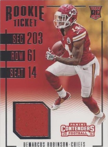 2016 Panini Contenders Demarcus Robinson #36