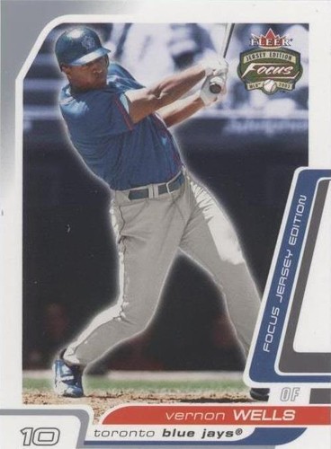 2003 Fleer Focus Jersey Edition - Vernon Wells #143
