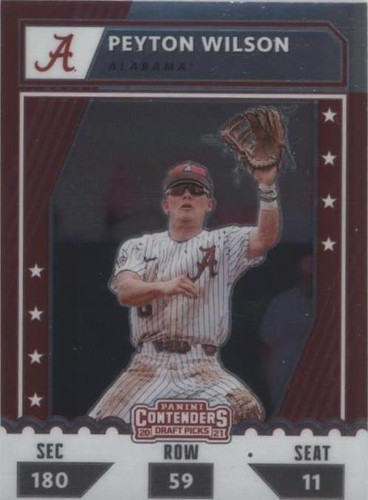 2021 Panini Elite Extra Edition - Peyton Wilson #CTO-PW