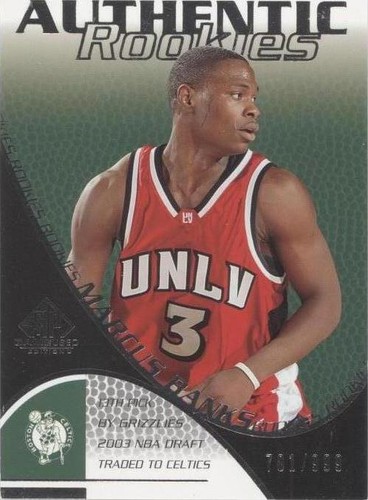 2003-04 SP Game Used - Marcus Banks #119