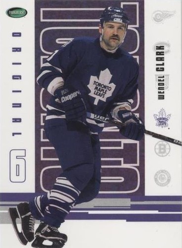 2003-04 Parkhurst Original Six Toronto Maple Leafs - Wendel Clark #37