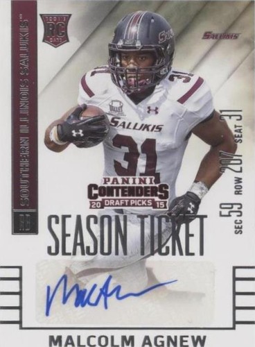 2015 Panini Contenders Draft Picks Malcolm Agnew #215