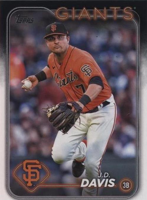 MLB オートグラフボール JD J.D. Davis #64 - 2024 Topps Series 1 - Baseball | eBay