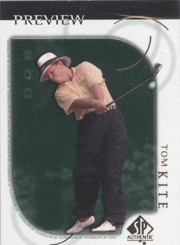 2001 SP Authentic Preview - Tom Kite #9