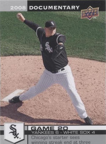 2008 Upper Deck Documentary - Bobby Jenks #370