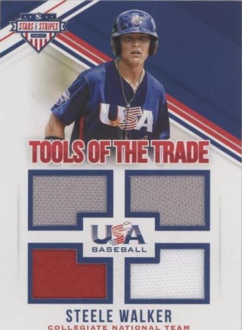 2018 Panini USA Baseball Stars & Stripes - Steele Walker #21