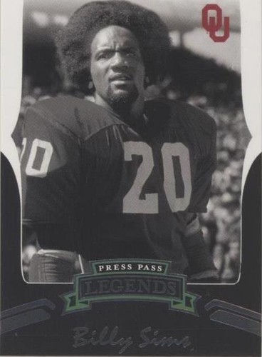 2006 Press Pass Legends Billy Sims #76