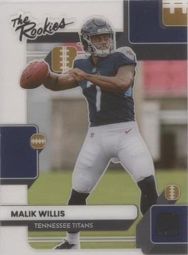 2022 Panini Clearly Donruss Malik Willis #TR-3